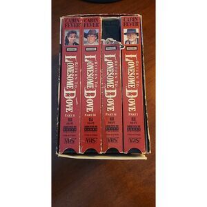 Return To Lonesome Dove Part 1-4 Box Set Classic Western VHS Tapes